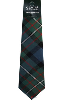 Ferguson Clan Ancient Clan 100% Wool Scottish Tartan Tie