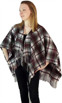 Ladies Mini Lambswool Cape in MacDuff Dress Tartan