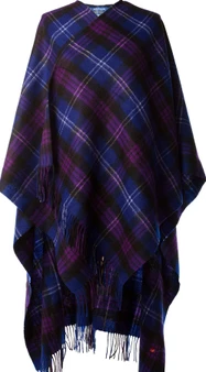 Ladies Serape Cape 100% Lambswool Heritage Of Scotland Tartan
