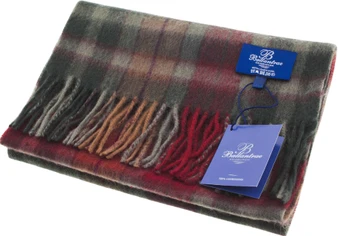 100% Lambswool Scarf Buchanan Autumn Scottish Gift Winter Scotland