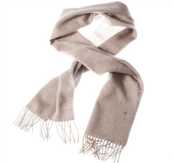 Unisex Lambswool Scarf In Cloud Tartan Design 30cm Wide