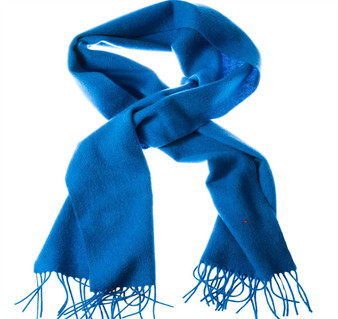 Unisex Lambswool Scarf In Jay Tartan Design 30cm Wide