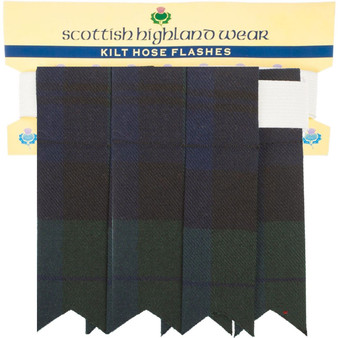 Kilt Flashes Black Watch Tartan