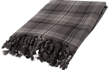 Deluxe Fly Plaid to complete Ceremonial Dress in Hamilton Grey Tartan Deluxe Fly Plaid to complete Ceremonial Dress in Hamilton Grey Tartan