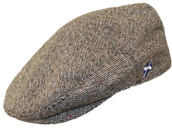 Scottish Cap Tweed Cap Co Saltire Logo Flat Cap Brown Tweed Design Flat Cap Scottish Cap Tweed Cap Co Saltire Logo Flat Cap Brown Tweed Design Flat Cap