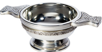 Pewter Quaich Scottish Celtic Band Small Size Tasting Bowl Ideal Christening Gift Engravable Pewter Quaich Scottish Celtic Band Small Size Tasting Bowl Ideal Christening Gift Engravable