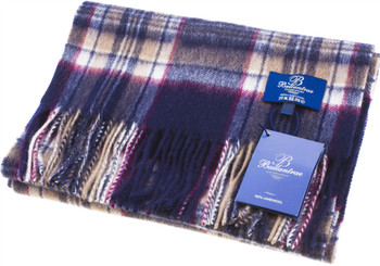 100% Lambswool Scarf Stewart Navy Scottish Gift Winter Scotland 100% Lambswool Scarf Stewart Navy Scottish Gift Winter Scotland