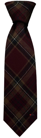 Mens Irish Wool Neck Tie in Ireland County Tyrone Tartan