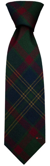 Mens Irish Wool Neck Tie in Ireland County Cork Tartan