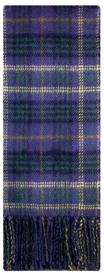 Irish Tartan Plaid Scarf County Fermanagh 100% Lambswool