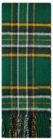 Irish Tartan Plaid Scarf National Tartan 100% Lambswool