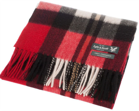 Lyle and scott cashmere scarf Clearance