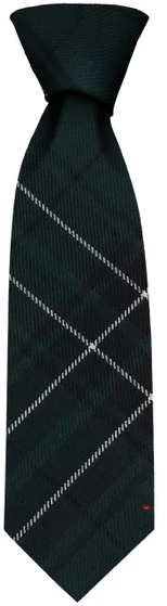 Mens Neck Tie MacLean Hunting Modern Tartan Lightweight Scottish Clan Tie