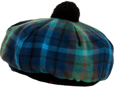Scotland Forever Lochcarron of Scotland Lambswool Tam O Shanter Hat 
