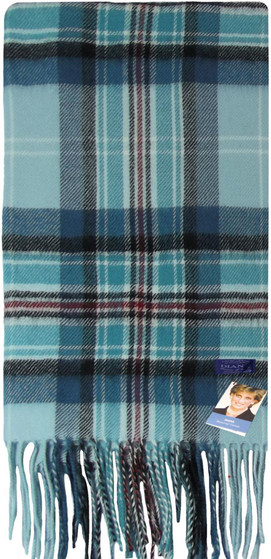 Diana Princess Memorial Tartan Luxury Brushed Wool Scarf Diana Princess Memorial Tartan Luxury Brushed Wool Scarf