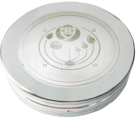 120mm Round Trinket Box X Large Charles Rennie Mackintosh Glasgow Bouquet Lid