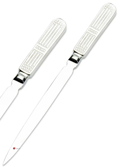 Pewter Letter Opener 18cm Handle Charles Rennie Mackintosh Column Design