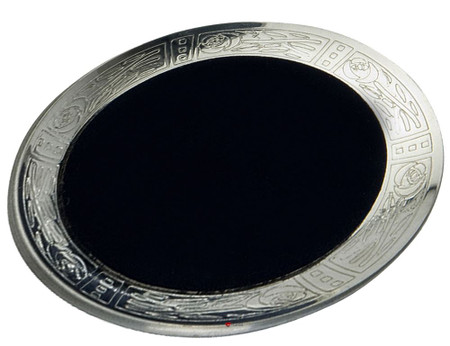 110mm Change Dish stamped Rose & Column
