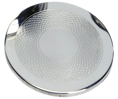 Pewter Drinks Coaster With Engine Turned Design