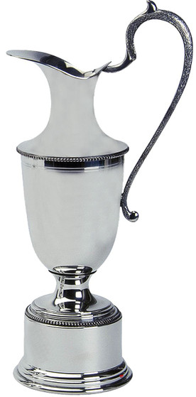 Pewter Golfing Trophy Claret Jug Polished Pewter 20cm Ideal for Engraving Great Gift