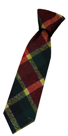 Boys Pure Wool Tie Woven Scotland - MacLachlan Hunting Modern Tartan