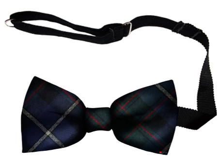 MacRae Hunting Modern Tartan Men's Bow Tie Pure Wool Elastic Fastening MacRae Hunting Modern Tartan Men's Bow Tie Pure Wool Elastic Fastening