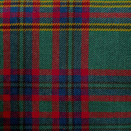 Irish Tartan Fabric Material Medium Weight County Weastmeath New Wool 1 Metre