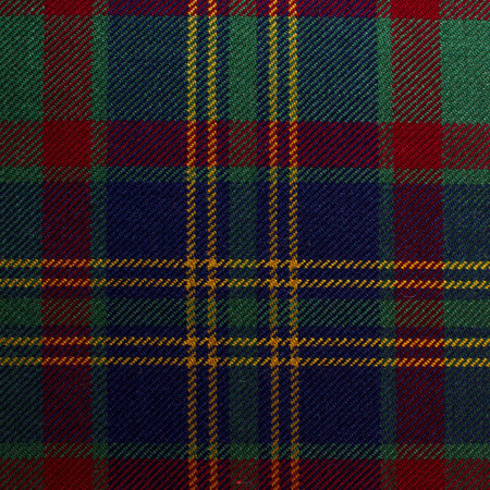 Irish Tartan Fabric Material Medium Weight County Countyrk New Wool 1 Metre