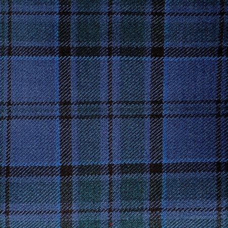 Irish Tartan Fabric Material Medium Weight County Wicklow New Wool 1 Metre