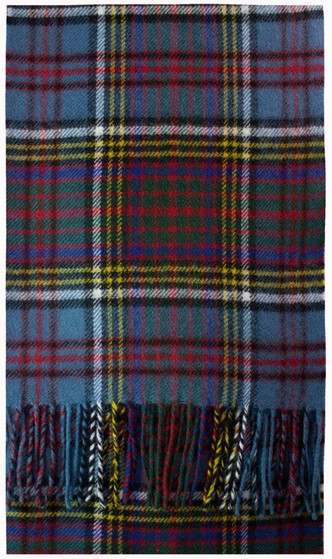 Anderson Modern Tartan Brushwool Scarf Scottish Clan Anderson Modern Tartan Brushwool Scarf Scottish Clan