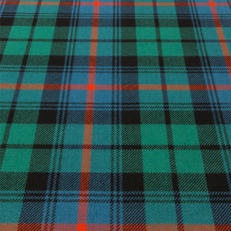 Heavy Weight 16oz Fabric Material Urquhart Broad Red Ancient Tartan 1 Metre