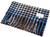 Scarf 100% Lambswool Edinburgh Brand 1436 in Dark Grey Optical Check