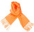 Unisex Lambswool Scarf In Orange SSG Tartan Design 30cm Wide