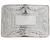 Kids Belt Buckle With Thistle Style Design in Chrome