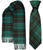 Mens Tie & Scarf Gift Set Irish County Dublin Tartan Plaid