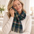 Cashmere Clan Scarf Scott Green Modern