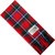 Luxury 100% Cashmere Scottish Clan Scarf Sinclair Red Modern