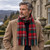 Cashmere Clan Scarf Scott Red Modern