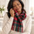 Cashmere Clan Scarf Scott Red Modern