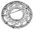 Plaid Brooch Crafted Sterling Silver Round Open Celtic Ropework 50mm Plaid Brooch Crafted Sterling Silver Round Open Celtic Ropework 50mm