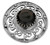 Plaid Brooch Crafted Sterling Silver Celtic Ropework Smokey Quartz 50mm Plaid Brooch Crafted Sterling Silver Celtic Ropework Smokey Quartz 50mm