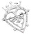 Luckenbooth Brooch Sterling Silver Mary Queen Scots Design 40mm