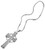 Pendant Cross Hallmarked Sterling Silver Classic Rope Design 30mm Pendant Cross Hallmarked Sterling Silver Classic Rope Design 30mm