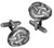 Cufflinks Plated Antique Silver Finish Featuring Celtic Knot Design Cufflinks Plated Antique Silver Finish Featuring Celtic Knot Design