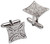 Cufflinks Sterling Silver Concave Sided Square Simple Celtic Knot Cufflinks Sterling Silver Concave Sided Square Simple Celtic Knot