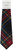Mens Neck Tie Stewart Black Modern Tartan Lightweight Scottish Clan Tie