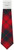 Mens Neck Tie Robertson Red Modern Tartan Lightweight Scottish Clan Tie