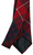 Clan Tie Fraser Red Modern Tartan Pure Wool Scottish Handmade Necktie