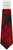 Mens Neck Tie MacDonald Of The Isles Red Modern Tartan Lightweight Scottish Clan Tie
