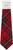 Mens Neck Tie MacAuley Red Modern Tartan Lightweight Scottish Clan Tie